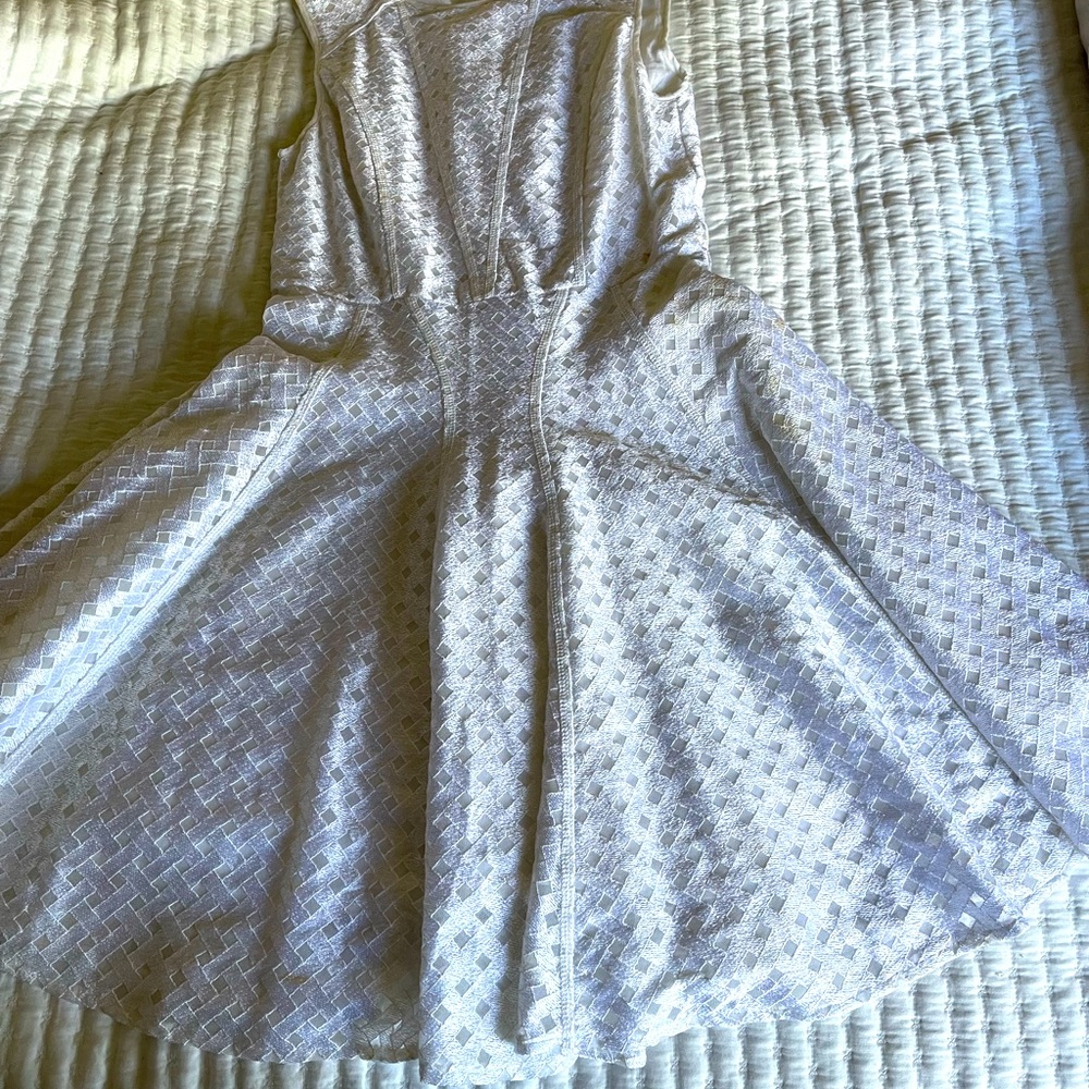 Cynthia Rowley beautiful lattice work dress NWOT